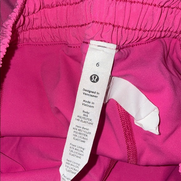 Lululemon pink hotty hot skirt skort size 6 - Picture 2 of 6